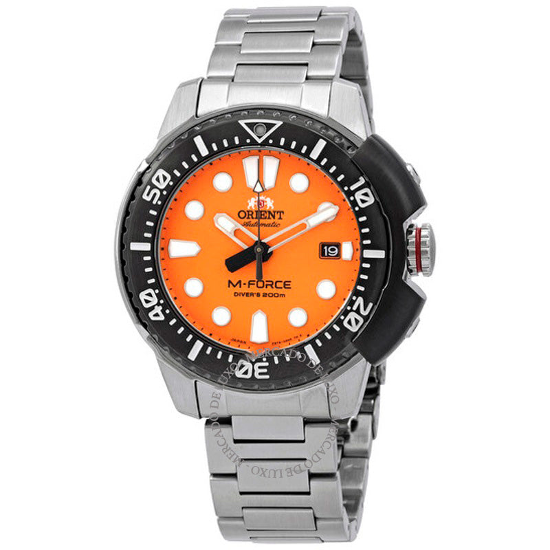 Relógio M-Force AC0L Automático Mostrador Laranja 45 mm - Mercado de Luxo - O Maior E-Commerce de Bens, Produtos e Serviços de Luxo do Brasil.