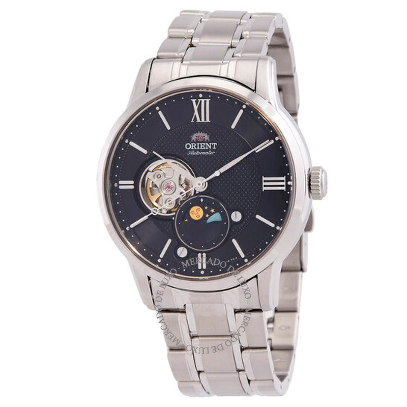 Relógio Sol e Lua Automático Mostrador Preto 42 mm - Mercado de Luxo - O Maior E-Commerce de Bens, Produtos e Serviços de Luxo do Brasil.