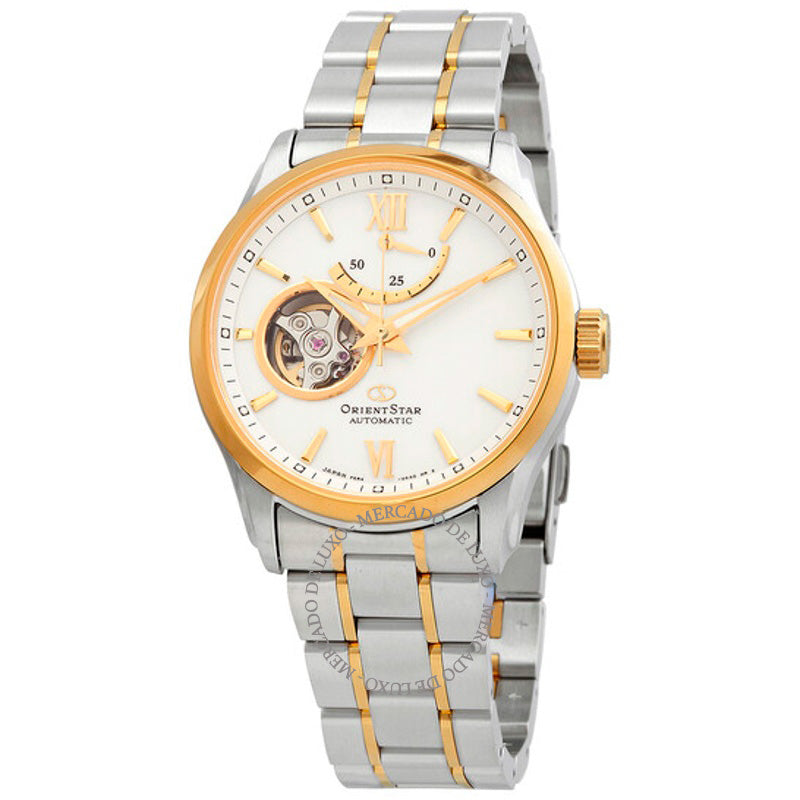 Relógio Mostrador branco automático contemporâneo 39 mm - Mercado de Luxo - O Maior E-Commerce de Bens, Produtos e Serviços de Luxo do Brasil.