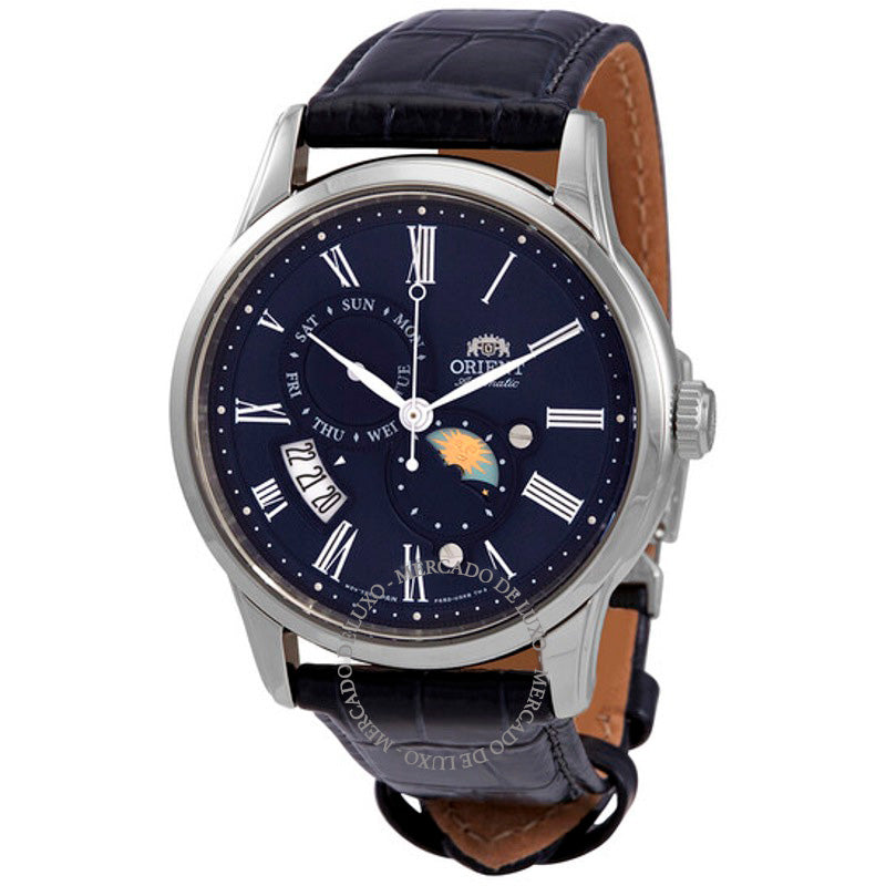 Relógio Sol e Lua Automático Mostrador Azul 42 mm - Mercado de Luxo - O Maior E-Commerce de Bens, Produtos e Serviços de Luxo do Brasil.