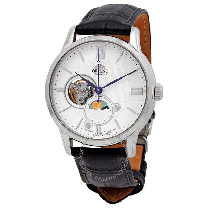 Relógio Sol e Lua Automático Mostrador Prateado 42 mm - Mercado de Luxo - O Maior E-Commerce de Bens, Produtos e Serviços de Luxo do Brasil.