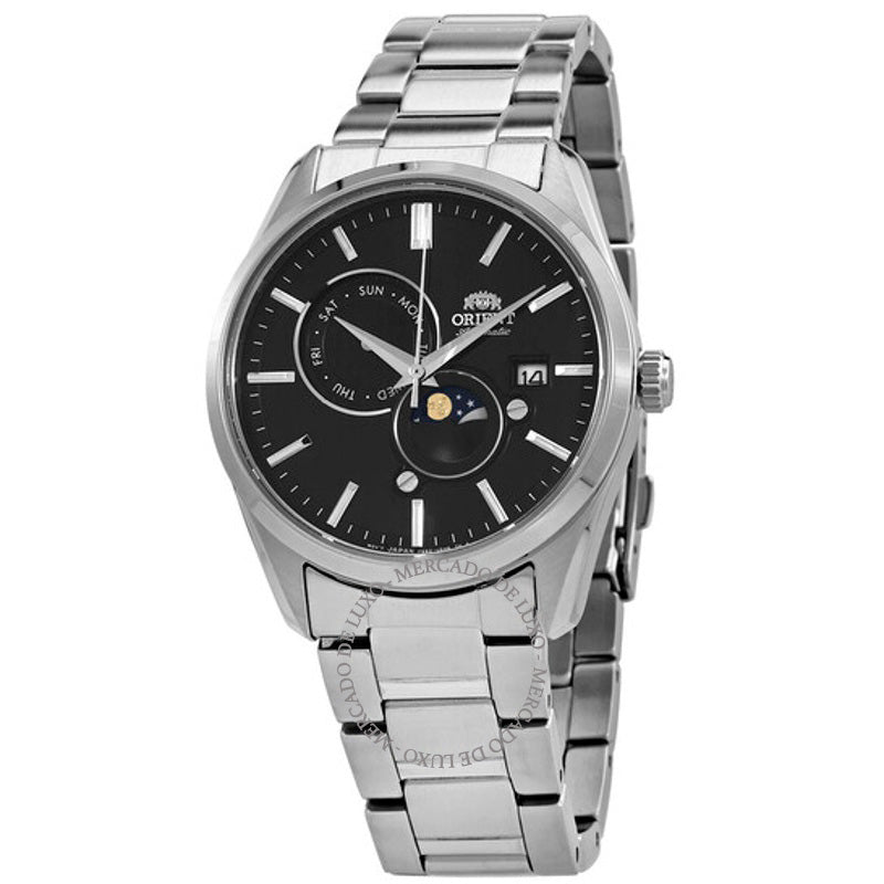 Relógio Sol e Lua Automático Mostrador Preto 42 mm - Mercado de Luxo - O Maior E-Commerce de Bens, Produtos e Serviços de Luxo do Brasil.