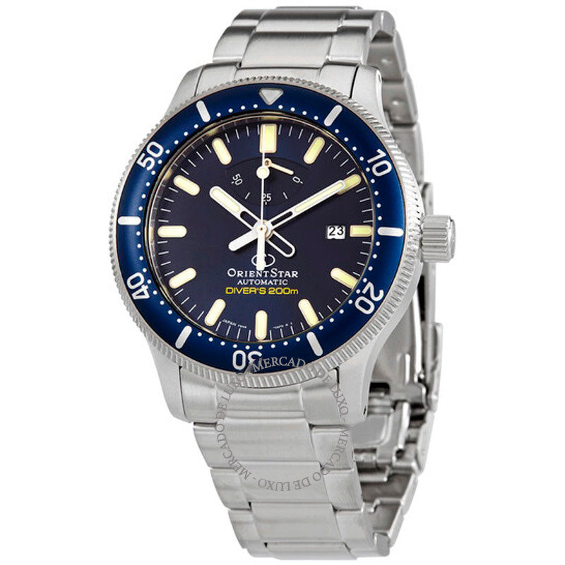 Relógio Orient Star Automático Mostrador Azul 43 mm - Mercado de Luxo - O Maior E-Commerce de Bens, Produtos e Serviços de Luxo do Brasil.
