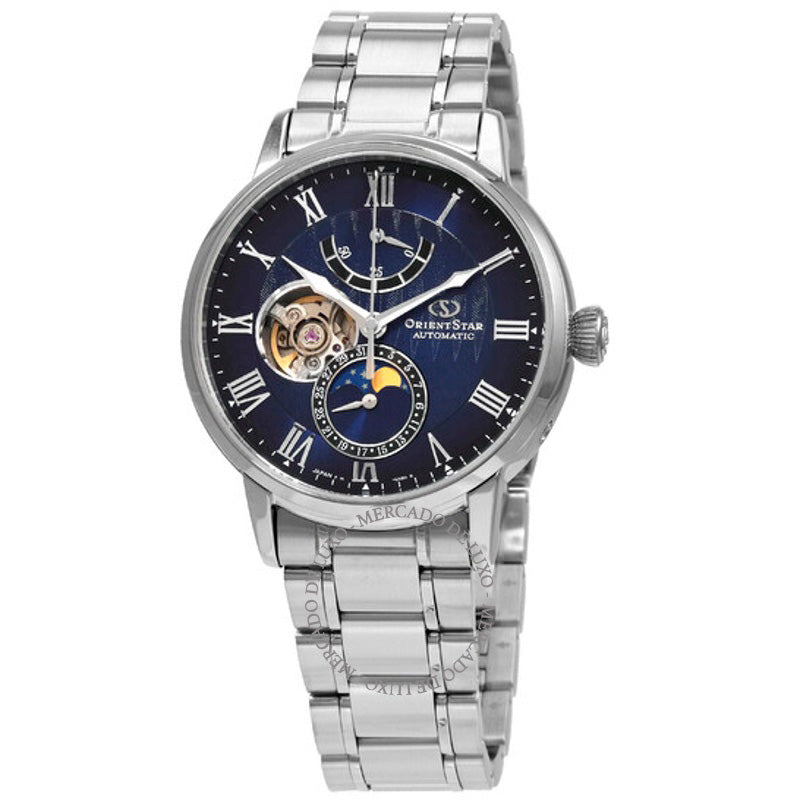 Relógio Orient Star Automático Mostrador Azul 41 mm - Mercado de Luxo - O Maior E-Commerce de Bens, Produtos e Serviços de Luxo do Brasil.