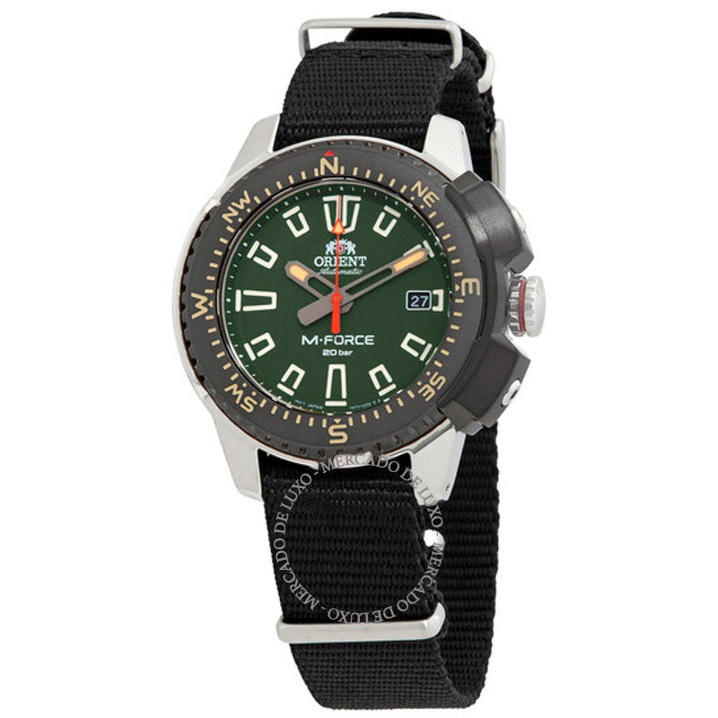 Relógio M-Force Automático Mostrador Verde 45 mm - Mercado de Luxo - O Maior E-Commerce de Bens, Produtos e Serviços de Luxo do Brasil.