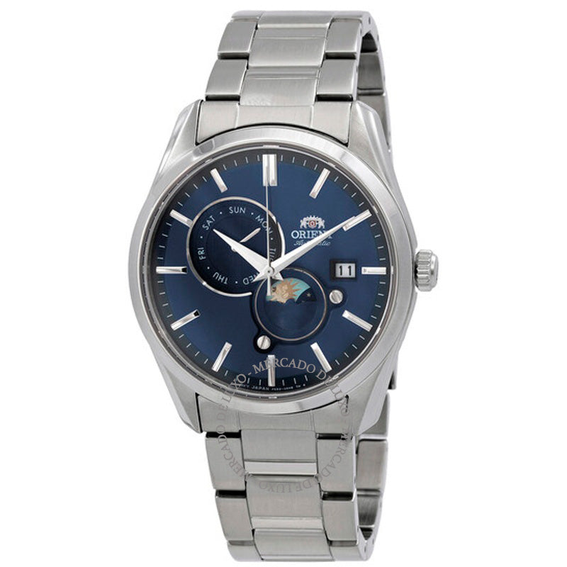 Relógio Mostrador Azul Sol e Lua 42 mm - Mercado de Luxo - O Maior E-Commerce de Bens, Produtos e Serviços de Luxo do Brasil.