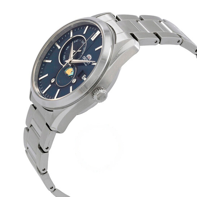 Relógio Mostrador Azul Sol e Lua 42 mm - Mercado de Luxo - O Maior E-Commerce de Bens, Produtos e Serviços de Luxo do Brasil.