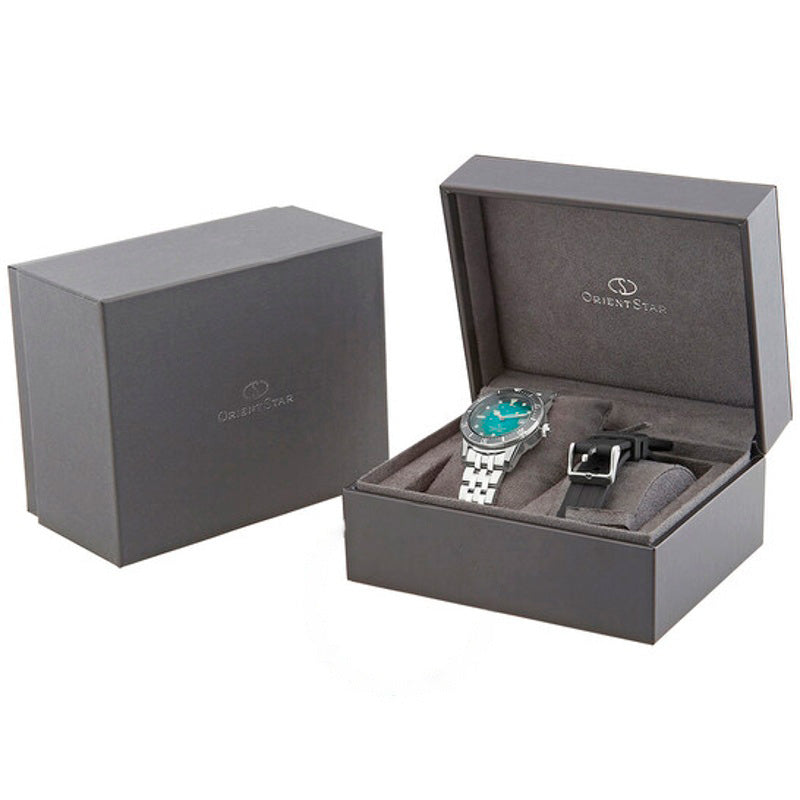 Relógio Orient Star Mostrador Verde 41 mm - Mercado de Luxo - O Maior E-Commerce de Bens, Produtos e Serviços de Luxo do Brasil.