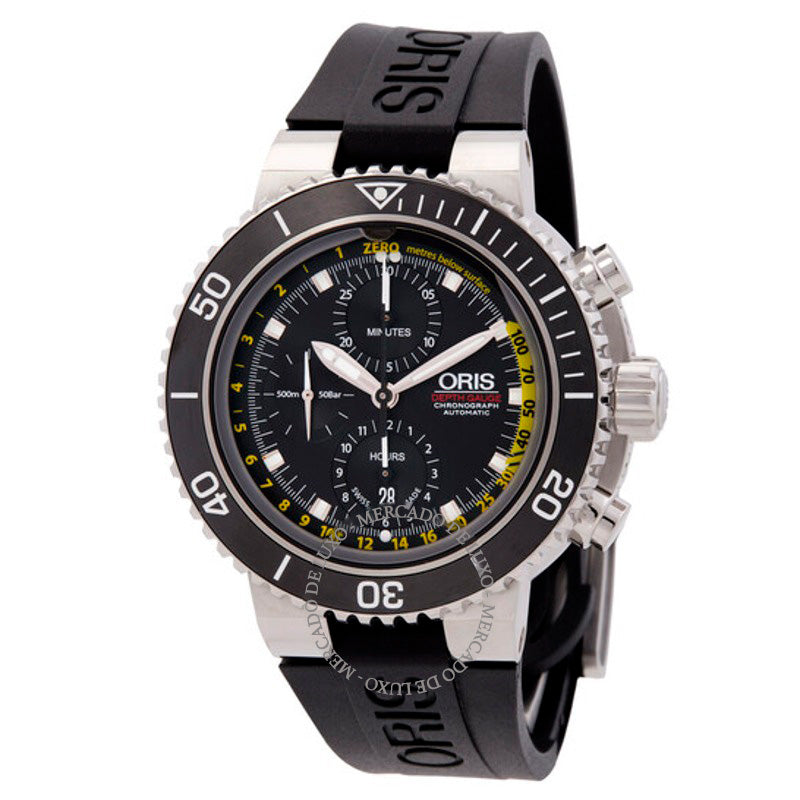 Relógio Aquis Depth Gauge Cronógrafo Automático Mostrador Preto 48 mm - Mercado de Luxo - O Maior E-Commerce de Bens, Produtos e Serviços de Luxo do Brasil.