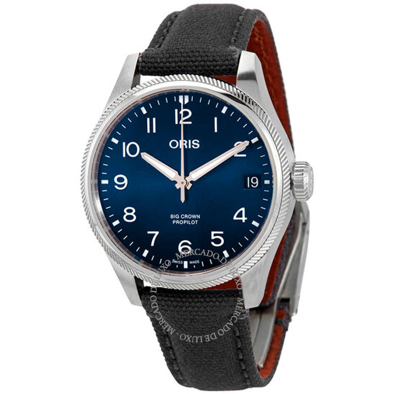 Relógio Big Crown ProPilot Date Automático Mostrador Azul  - Mercado de Luxo - O Maior E-Commerce de Bens, Produtos e Serviços de Luxo do Brasil.