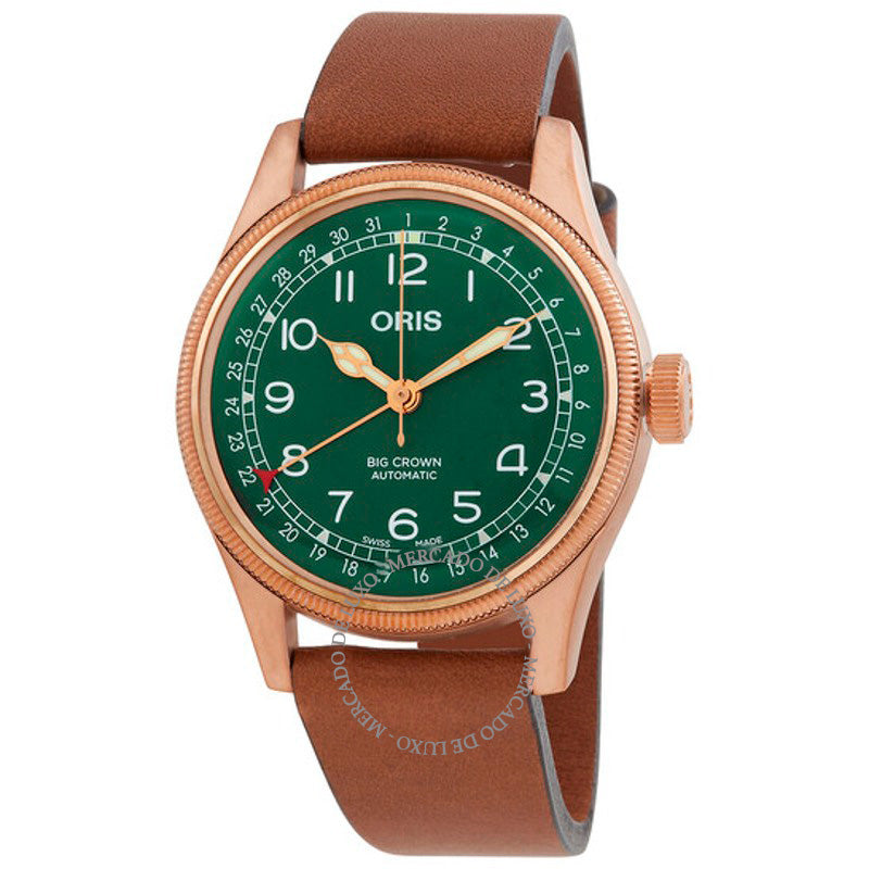 Relógio Big Crown Pointer Date Automático Mostrador Verde 40 mm - Mercado de Luxo - O Maior E-Commerce de Bens, Produtos e Serviços de Luxo do Brasil.