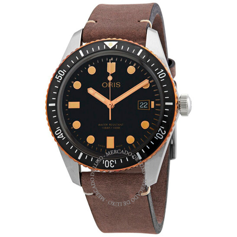 Relógio Divers Sixty-Five Automático Mostrador Preto 42 mm - Mercado de Luxo - O Maior E-Commerce de Bens, Produtos e Serviços de Luxo do Brasil.