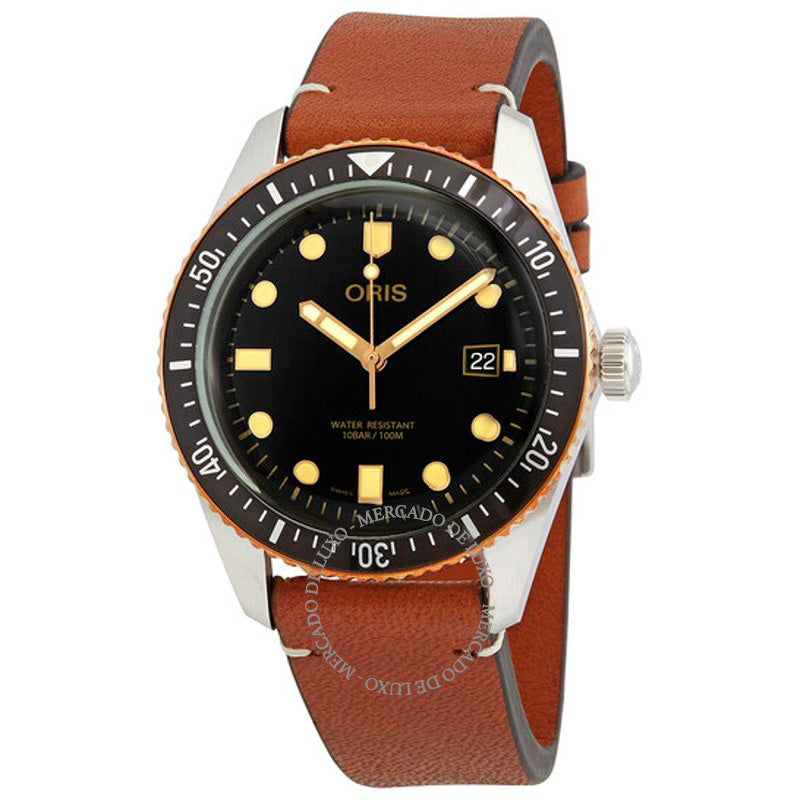 Relógio Divers Sixty-Five Automático Mostrador Preto 42 mm - Mercado de Luxo - O Maior E-Commerce de Bens, Produtos e Serviços de Luxo do Brasil.
