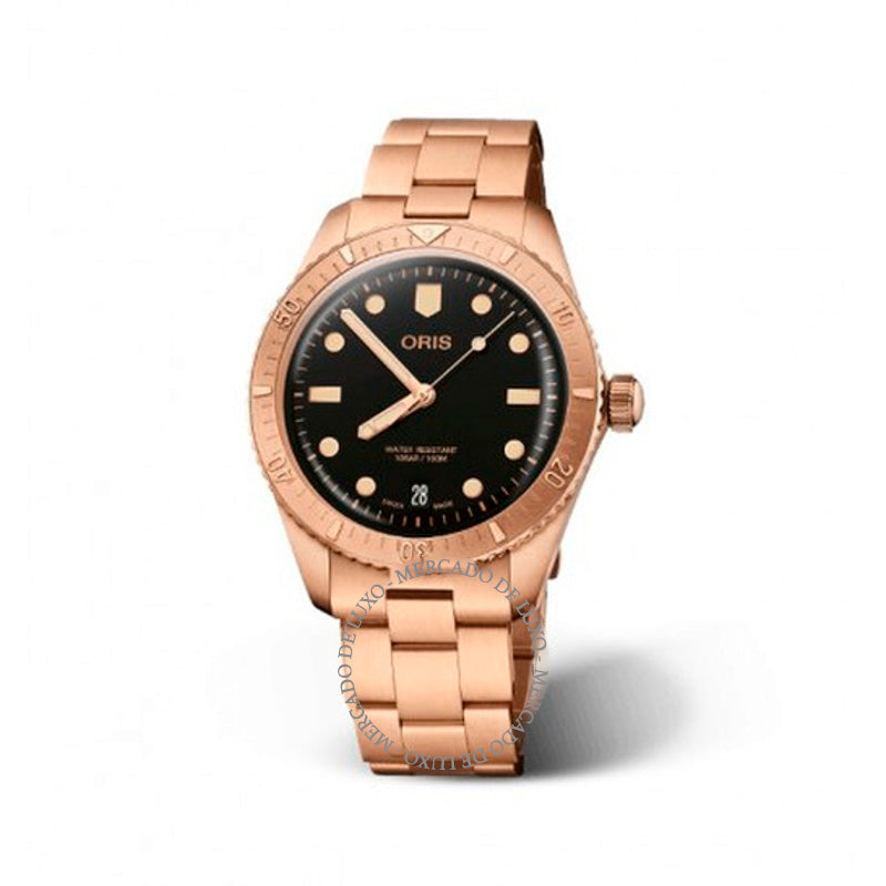 Relógio Divers Sixty-Five Automático Mostrador Preto 38 mm - Mercado de Luxo - O Maior E-Commerce de Bens, Produtos e Serviços de Luxo do Brasil.