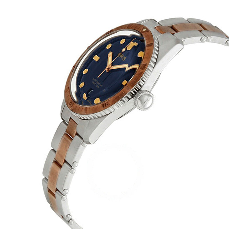 Relógio Divers Sixty-Five Automático Mostrador Azul 40 mm - Mercado de Luxo - O Maior E-Commerce de Bens, Produtos e Serviços de Luxo do Brasil.