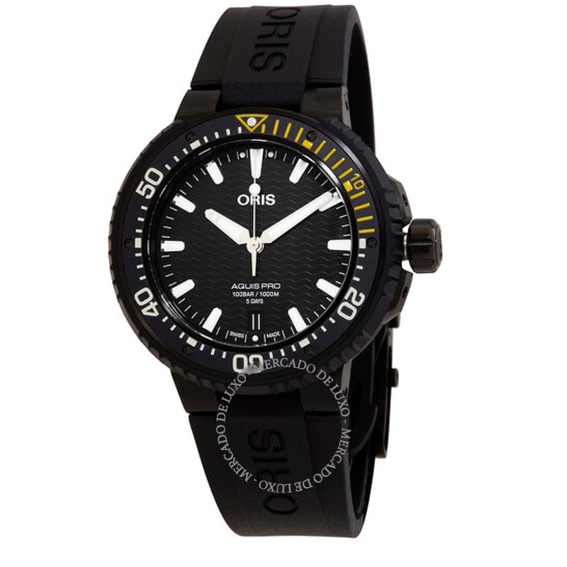 Relógio AquisPro Automático Mostrador Preto 49 mm - Mercado de Luxo - O Maior E-Commerce de Bens, Produtos e Serviços de Luxo do Brasil.