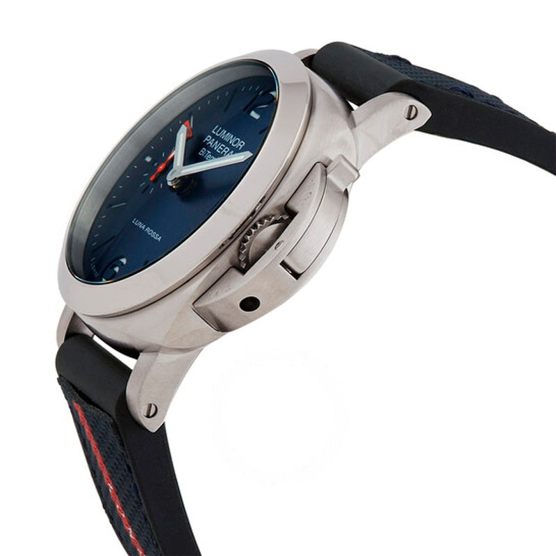 Relógio Luminor Quaranta Bitempo Luna Rossa GMT mostrador azul automático 40 mm - Mercado de Luxo - O Maior E-Commerce de Bens, Produtos e Serviços de Luxo do Brasil.