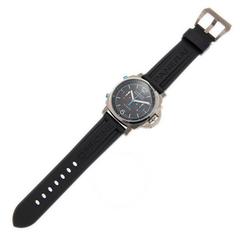 Relógio Luminor 1950 PCYC Flyback Cronógrafo Automático Mostrador Preto 44 mm - Mercado de Luxo - O Maior E-Commerce de Bens, Produtos e Serviços de Luxo do Brasil.