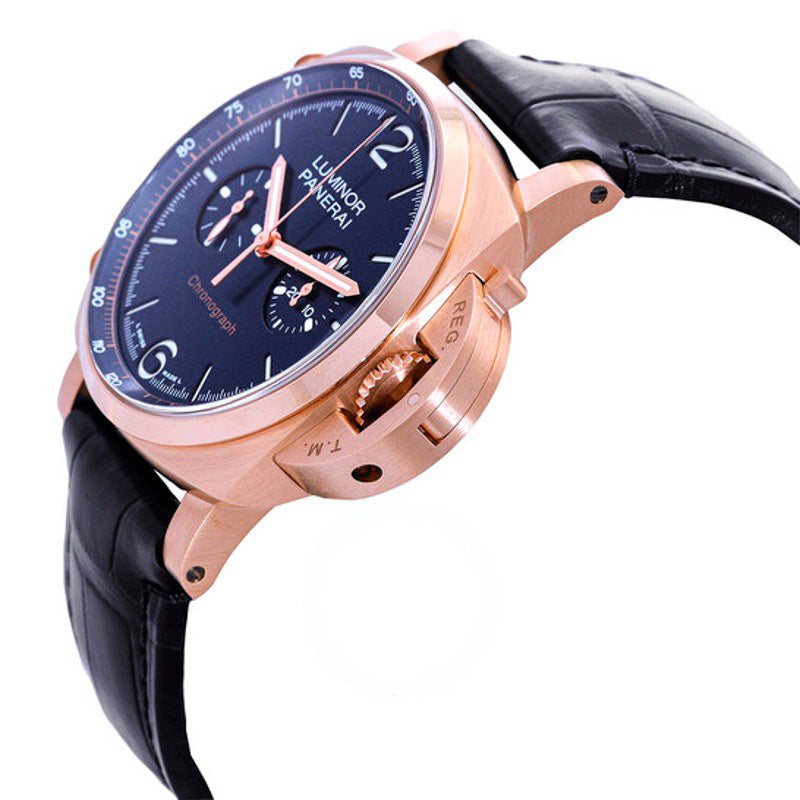 Relógio Luminor Chrono Goldtech Blu Notte Corda Manual Mostrador Azul 44 mm - Mercado de Luxo - O Maior E-Commerce de Bens, Produtos e Serviços de Luxo do Brasil.
