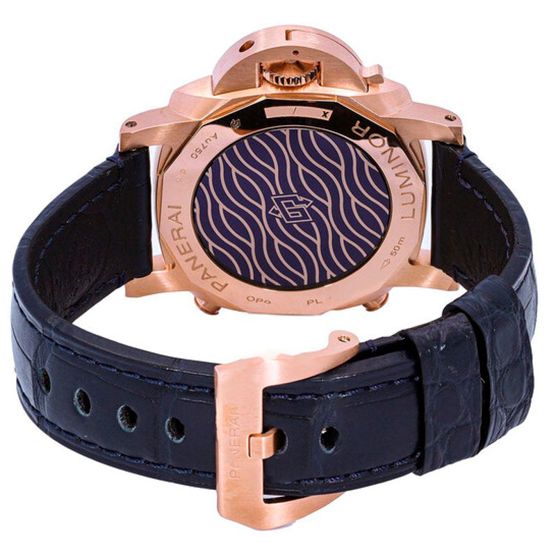 Relógio Luminor Chrono Goldtech Blu Notte Corda Manual Mostrador Azul 44 mm - Mercado de Luxo - O Maior E-Commerce de Bens, Produtos e Serviços de Luxo do Brasil.