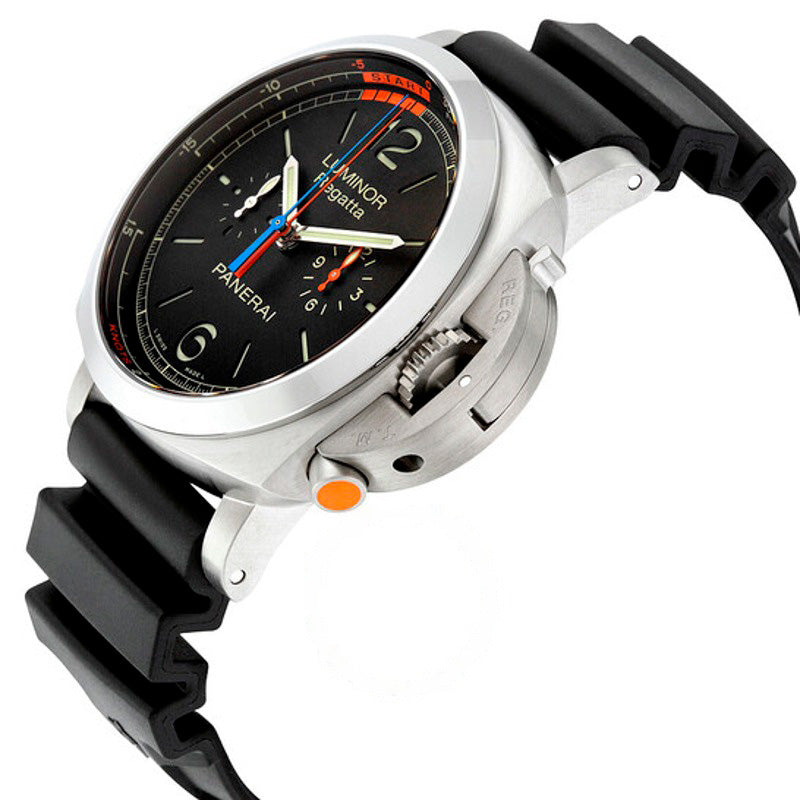 Relógio Luminor 1950 3 Day Chrono Flyback Regatta Mostrador Preto 47 mm - Mercado de Luxo - O Maior E-Commerce de Bens, Produtos e Serviços de Luxo do Brasil.