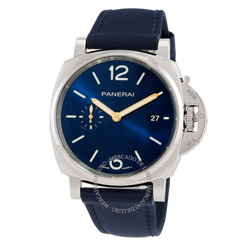 Relógio Luminor Due 42mm Prada Re-Nylon Automático Mostrador Azul 42 mm - Mercado de Luxo - O Maior E-Commerce de Bens, Produtos e Serviços de Luxo do Brasil.