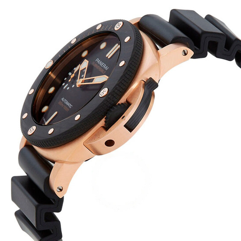 Relógio Submersível Goldtech OroCarbo Automático Mostrador Preto 44 mm - Mercado de Luxo - O Maior E-Commerce de Bens, Produtos e Serviços de Luxo do Brasil.