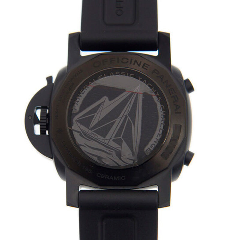 Relógio Luminor 1950 PCYC Cronógrafo Automático Mostrador Preto 44 mm - Mercado de Luxo - O Maior E-Commerce de Bens, Produtos e Serviços de Luxo do Brasil.