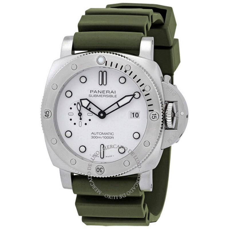 Relógio Submersível QuarantaQuattro Automático Mostrador Branco 44 mm - Mercado de Luxo - O Maior E-Commerce de Bens, Produtos e Serviços de Luxo do Brasil.
