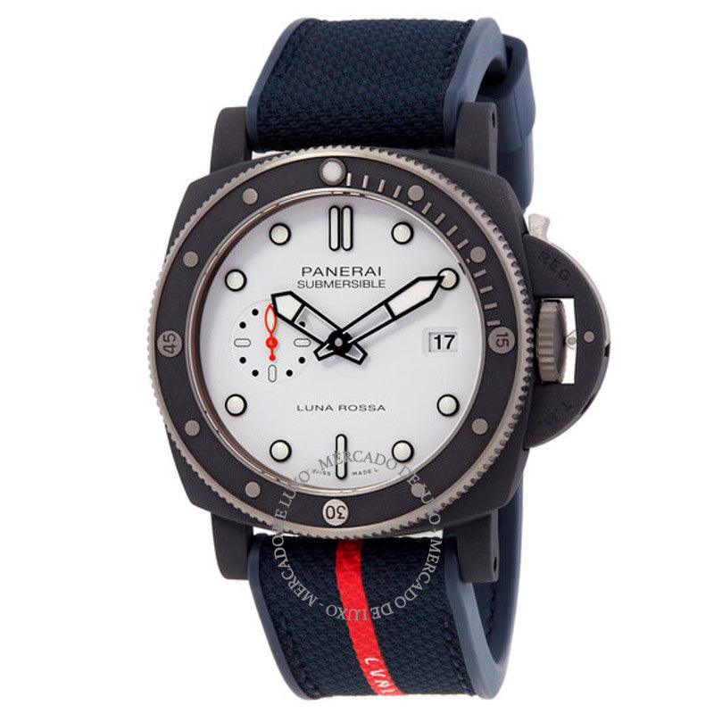 Relógio Submersível QuarantaQuattro Automático Mostrador Branco 44 mm - Mercado de Luxo - O Maior E-Commerce de Bens, Produtos e Serviços de Luxo do Brasil.