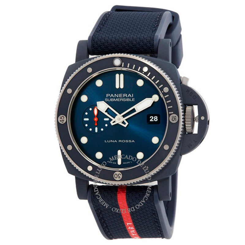 Relógio Submersível QuarantaQuattro Automático Mostrador Azul 44 mm - Mercado de Luxo - O Maior E-Commerce de Bens, Produtos e Serviços de Luxo do Brasil.