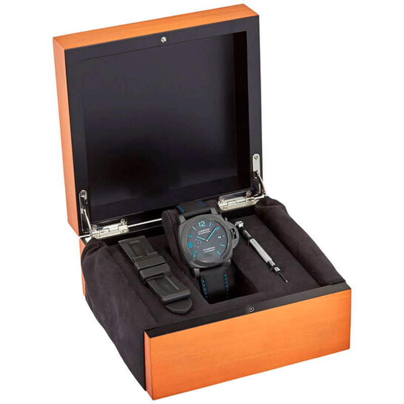 Relógio Luminor Marina Carbotech Automático Mostrador Preto 44 mm - Mercado de Luxo - O Maior E-Commerce de Bens, Produtos e Serviços de Luxo do Brasil.