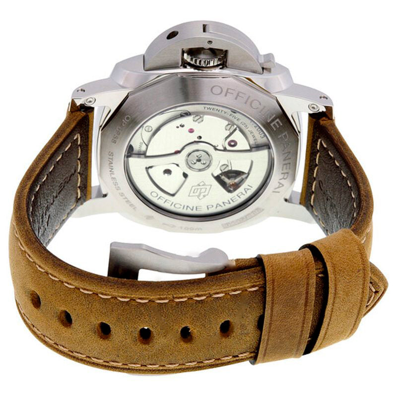 Relógio Luminor 1950 10 dias GMT Automático Mostrador Preto 44 mm - Mercado de Luxo - O Maior E-Commerce de Bens, Produtos e Serviços de Luxo do Brasil.