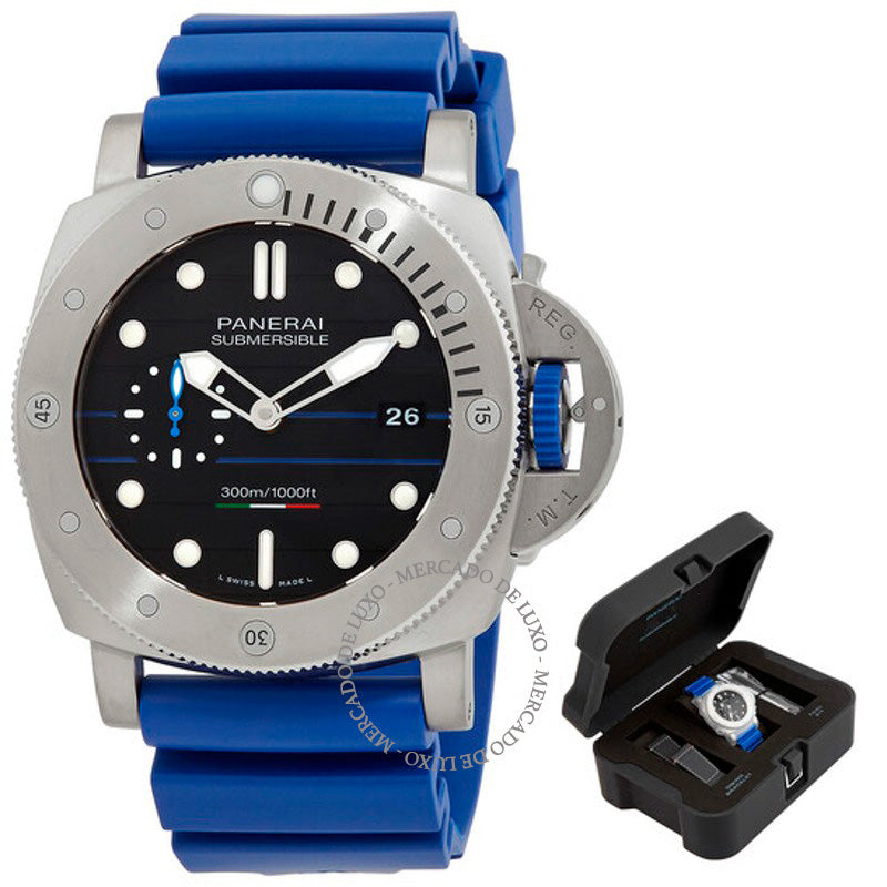 Relógio Submersível Paltrinieri Automático Mostrador Preto 47 mm - Mercado de Luxo - O Maior E-Commerce de Bens, Produtos e Serviços de Luxo do Brasil.