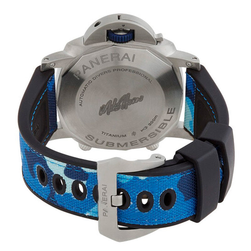 Relógio Cronógrafo submersível automático com mostrador azul 47 mm - Mercado de Luxo - O Maior E-Commerce de Bens, Produtos e Serviços de Luxo do Brasil.