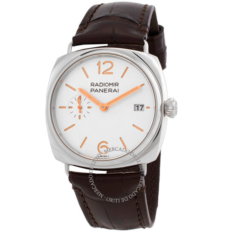 Relógio Radiomir Quaranta 40mm Automático Mostrador Branco 40 mm - Mercado de Luxo - O Maior E-Commerce de Bens, Produtos e Serviços de Luxo do Brasil.