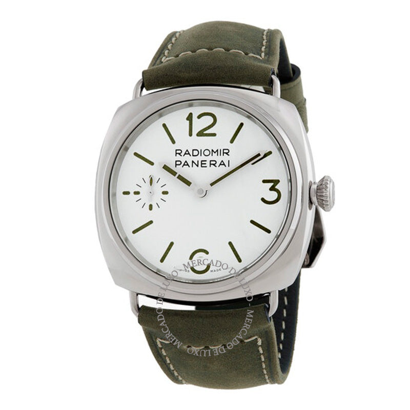 Relógio Radiomir Officine 45 mm Corda Manual Mostrador Branco 45 mm - Mercado de Luxo - O Maior E-Commerce de Bens, Produtos e Serviços de Luxo do Brasil.