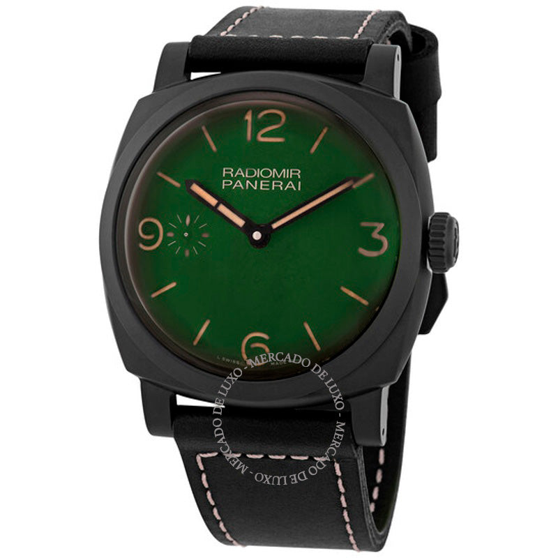 Relógio Radiomir 48 mm corda manual mostrador verde militar 48 mm - Mercado de Luxo - O Maior E-Commerce de Bens, Produtos e Serviços de Luxo do Brasil.