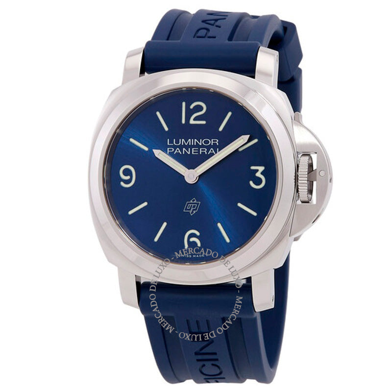 Relógio Luminor Base Logo 44mm Mostrador Azul Automático 44 mm - Mercado de Luxo - O Maior E-Commerce de Bens, Produtos e Serviços de Luxo do Brasil.