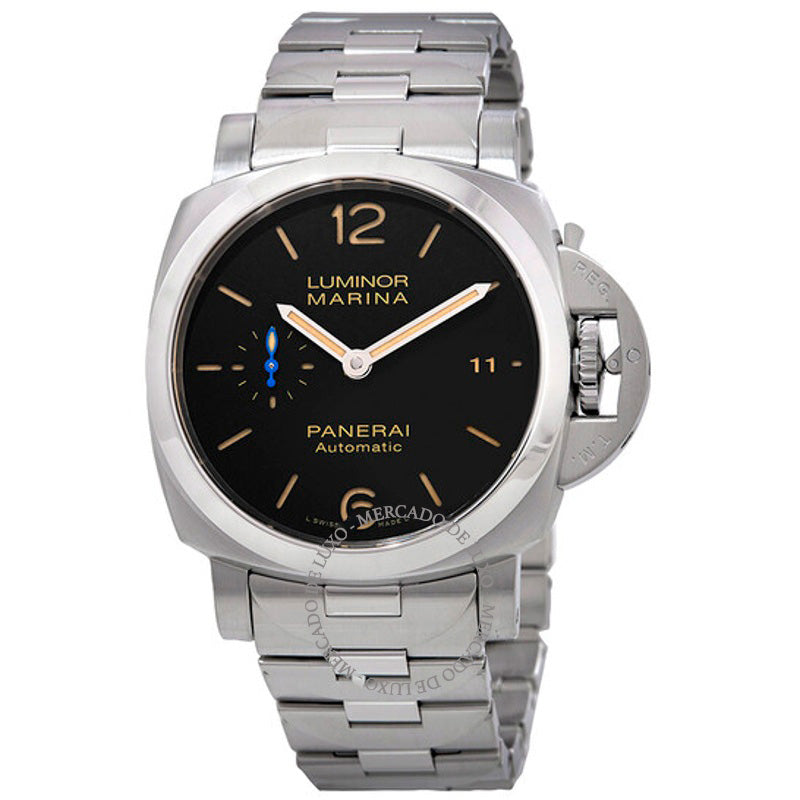 Relógio Luminor Marina 1950 Automático Mostrador Preto 42 mm - Mercado de Luxo - O Maior E-Commerce de Bens, Produtos e Serviços de Luxo do Brasil.