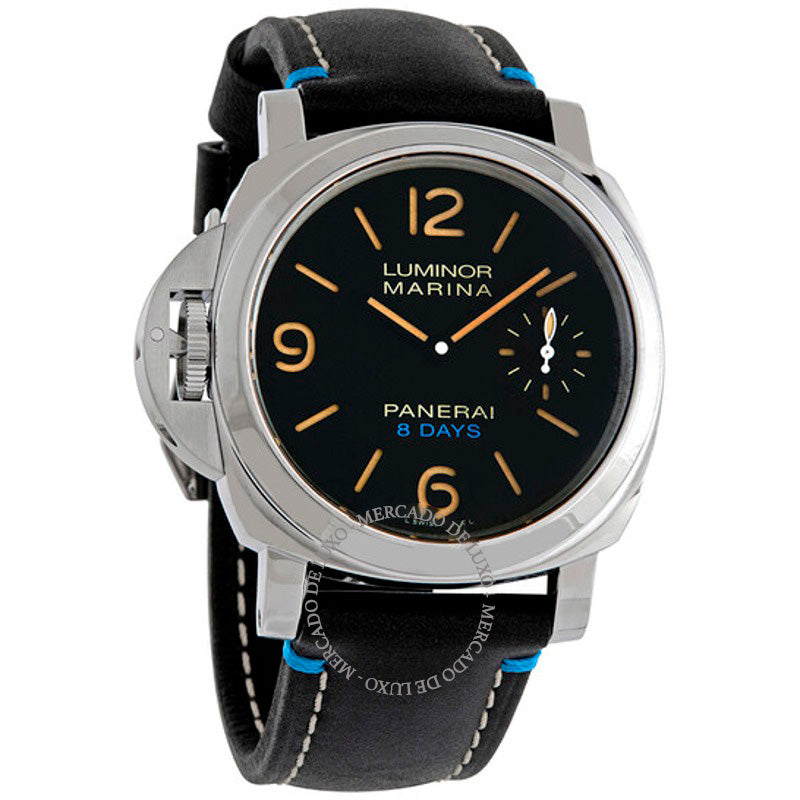 Relógio Luminor Corda para Canhotos Mostrador Preto 44 mm - Mercado de Luxo - O Maior E-Commerce de Bens, Produtos e Serviços de Luxo do Brasil.