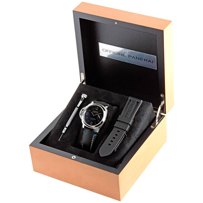 Relógio Luminor Corda para Canhotos Mostrador Preto 44 mm - Mercado de Luxo - O Maior E-Commerce de Bens, Produtos e Serviços de Luxo do Brasil.