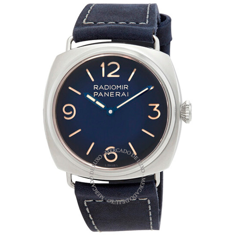 Relógio Radiomir Tre Giorni Mão Vento Mostrador Azul 45 mm - Mercado de Luxo - O Maior E-Commerce de Bens, Produtos e Serviços de Luxo do Brasil.