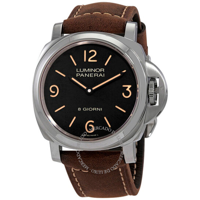 Relógio Luminor 8 Giorni Hand Wind Mostrador Preto 44 mm - Mercado de Luxo - O Maior E-Commerce de Bens, Produtos e Serviços de Luxo do Brasil.