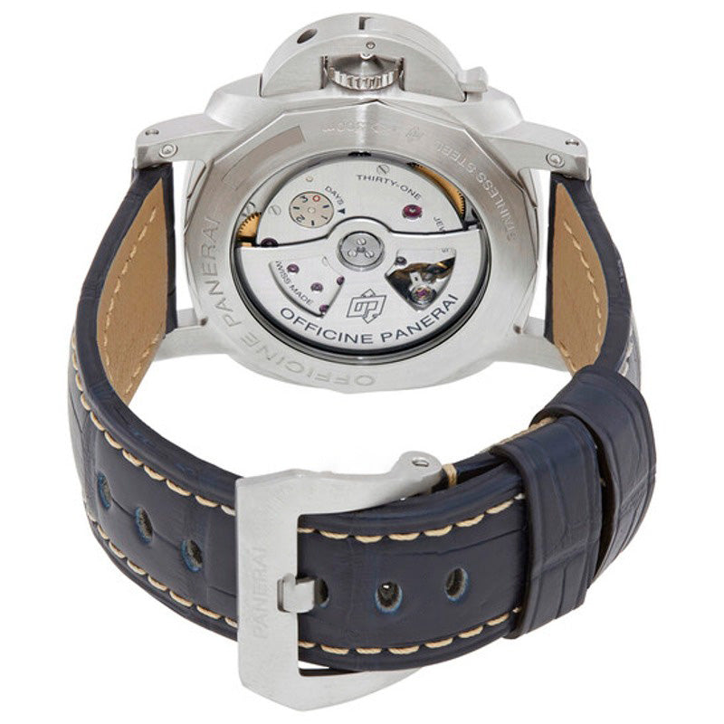 Relógio Luminor 1950 GMT Automático Mostrador Azul 44 mm - Mercado de Luxo - O Maior E-Commerce de Bens, Produtos e Serviços de Luxo do Brasil.
