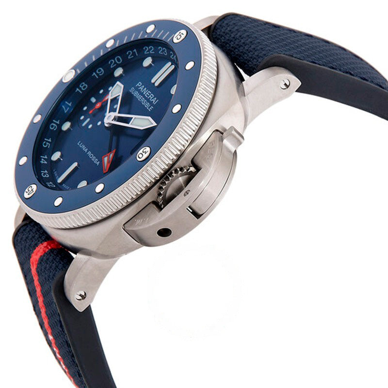 Relógio Submersível GMT Automático Mostrador Azul 42 mm - Mercado de Luxo - O Maior E-Commerce de Bens, Produtos e Serviços de Luxo do Brasil.