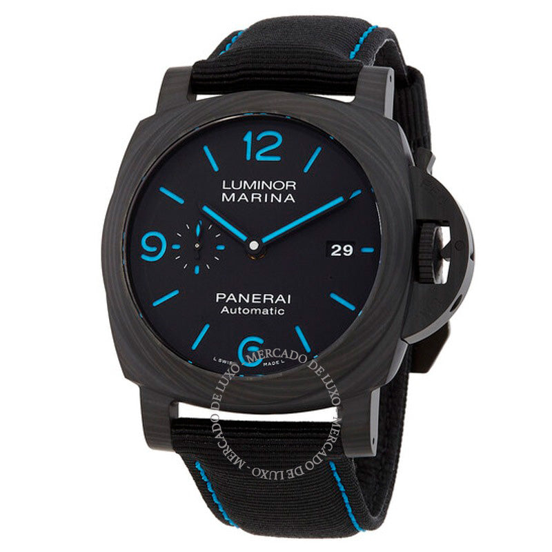 Relógio Luminor Marina Automático Mostrador Preto 44 mm - Mercado de Luxo - O Maior E-Commerce de Bens, Produtos e Serviços de Luxo do Brasil.
