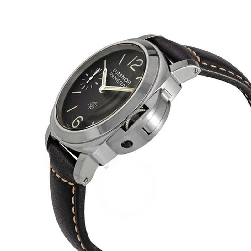 Relógio Luminor Logo Corda Manual Mostrador Preto 44 mm - Mercado de Luxo - O Maior E-Commerce de Bens, Produtos e Serviços de Luxo do Brasil.