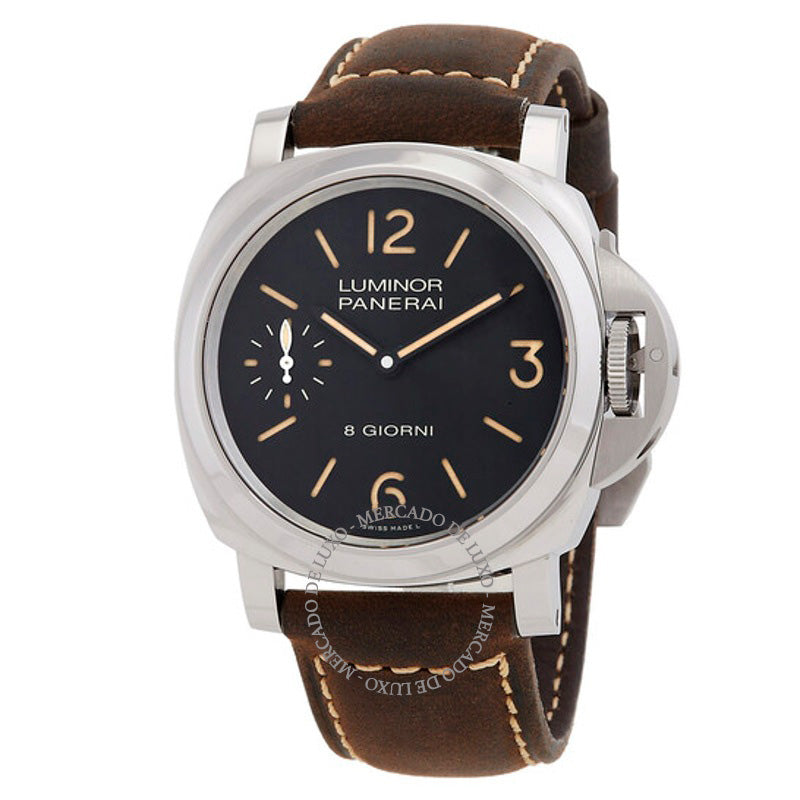 Relógio Luminor Base Corda Manual Mostrador Preto 44 mm - Mercado de Luxo - O Maior E-Commerce de Bens, Produtos e Serviços de Luxo do Brasil.