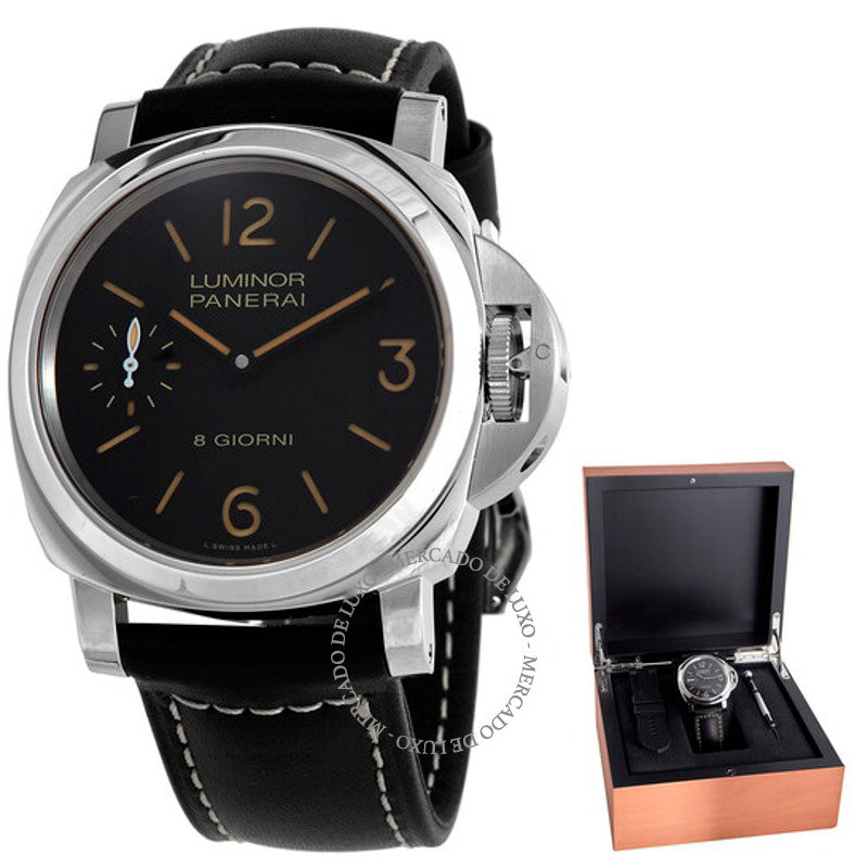 Relógio Luminor Base Corda Manual Mostrador Preto 44 mm - Mercado de Luxo - O Maior E-Commerce de Bens, Produtos e Serviços de Luxo do Brasil.